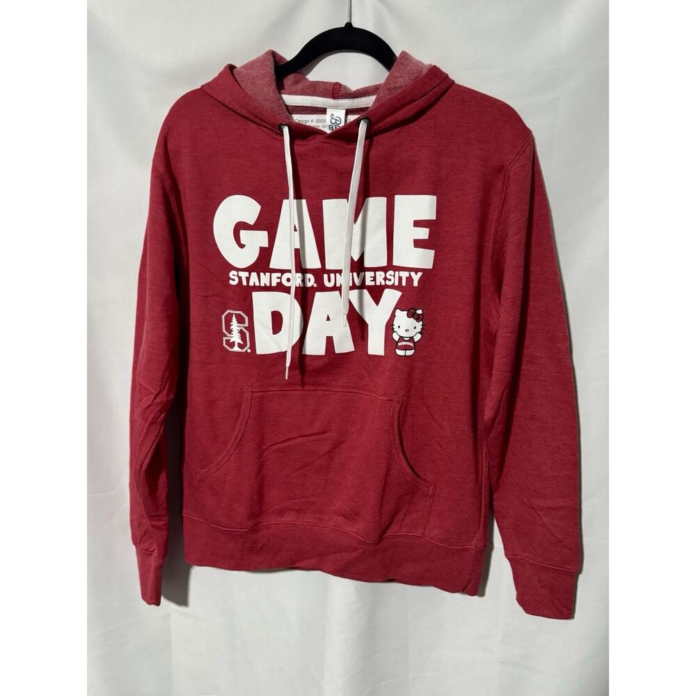 Hello Kitty Stanford University Cardinal Hoodie Sweatshirt Blue 84 Medium